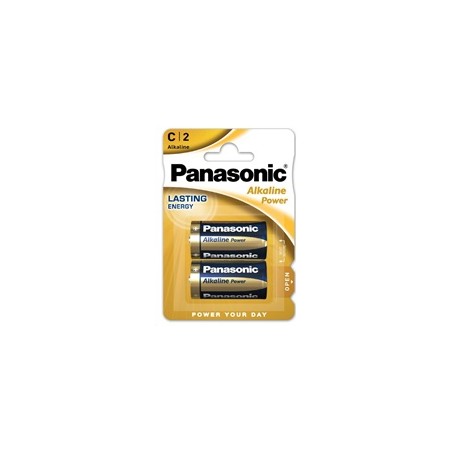 PANASONIC Alkalické baterie Alkaline Power LR14APB/2BP C 1,5V (Blistr 2ks)