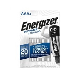 Energizer FR03/4BP Ultimate Lithium AAA