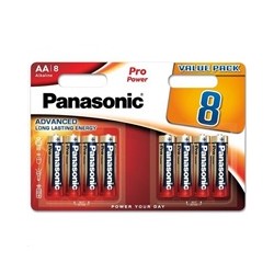 PANASONIC Alkalické baterie Pro Power LR6PPG/8BW AA 1,5V (Blistr 8ks)