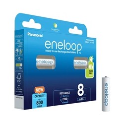 PANASONIC HR03 AAA 4MCCE/8BE ENELOOP N, 800 mAh (Blistr 8ks)