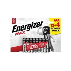Energizer LR03/16 Max AAA 12+4 zdarma