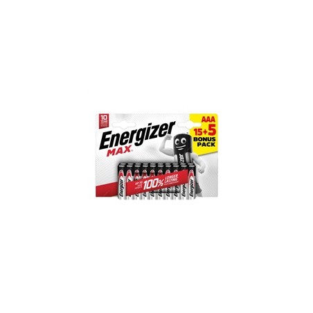 Energizer LR03/20 Max AAA 15+5 zdarma