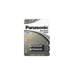 Panasonic Alkalická baterie LR03EPS/2BP Everyday Power (Blistr 2 ks)