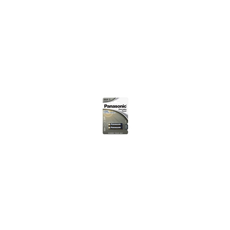 Panasonic Alkalická baterie LR03EPS/2BP Everyday Power (Blistr 2 ks)