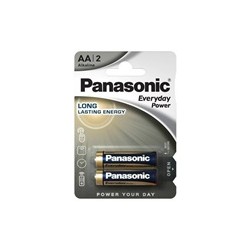PANASONIC Alkalická baterie LR6EPS/2BP Everyday Power (Blistr 2 ks)