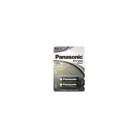 PANASONIC Alkalická baterie LR6EPS/2BP Everyday Power (Blistr 2 ks)