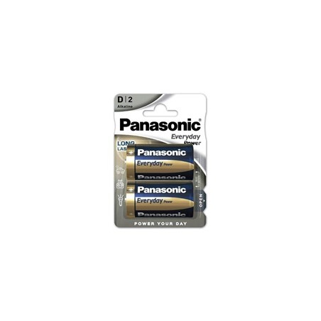 Panasonic Alkalická baterie LR20EPS/2BP Everyday Power (Blistr 2 ks)