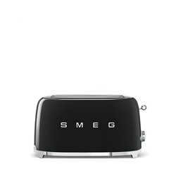 Smeg TSF02BLEU, toustovač / topinkovač, 4 toasty, 6 úrovní opékání, zásuvka na drobky, styl. 50. let, černý