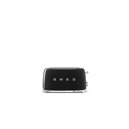 Smeg TSF02BLEU, toustovač / topinkovač, 4 toasty, 6 úrovní opékání, zásuvka na drobky, styl. 50. let, černý