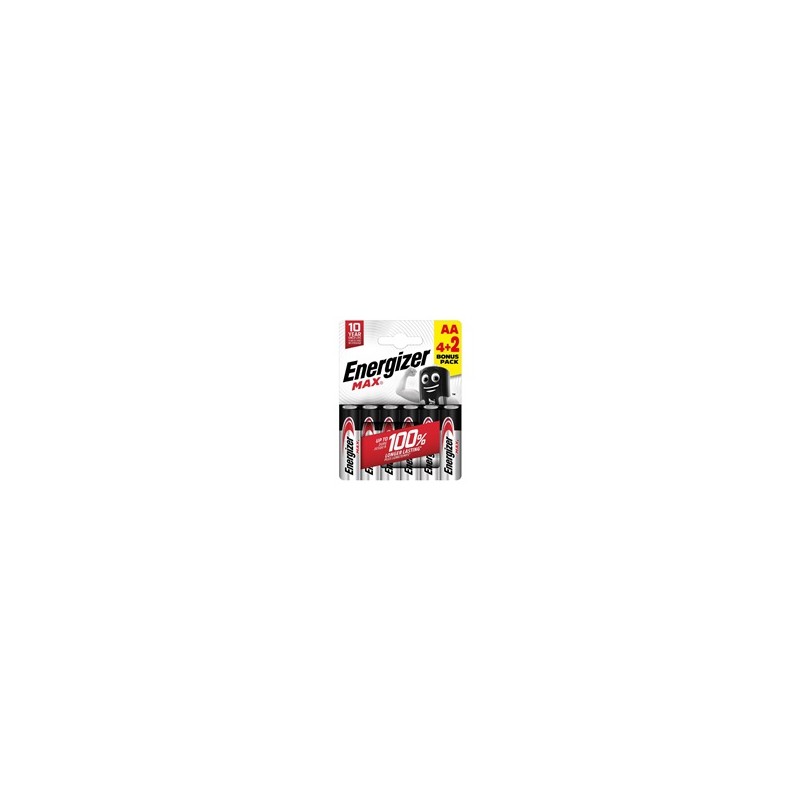 Energizer LR6/6 Max AA 6 pack