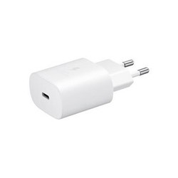 Samsung cestovní nabíječka EP-TA800EWE, PD, Fast charging, USB-C, 25 W, bílá, (bulk)