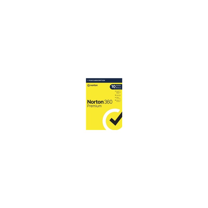 NORTON 360 PREMIUM 75GB +VPN 1 uživatel pro 10 zařízení na 1 rok ESD