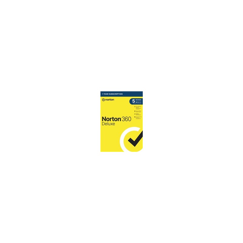 NORTON 360 DELUXE 50GB +VPN 1 uživatel pro 5 zařízení na 1 rok - ESD
