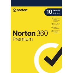 NORTON 360 PREMIUM 75GB +VPN 1 uživatel pro 10 zařízení na 2 roky ESD