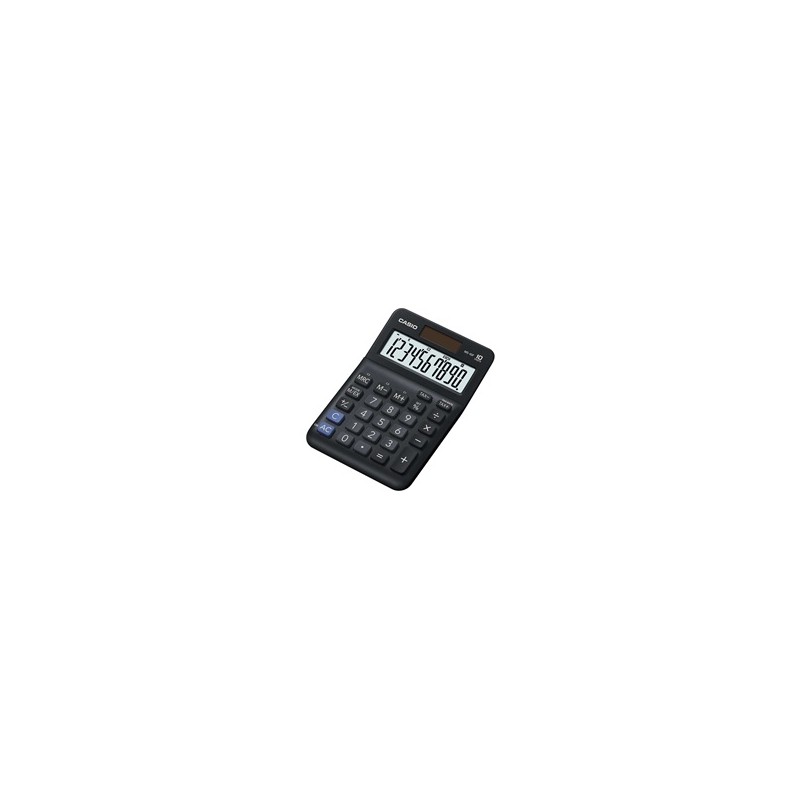 CASIO kalkulačka MS 10 F, černá, stolní, desetimístná