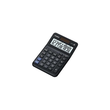 CASIO kalkulačka MS 10 F, černá, stolní, desetimístná