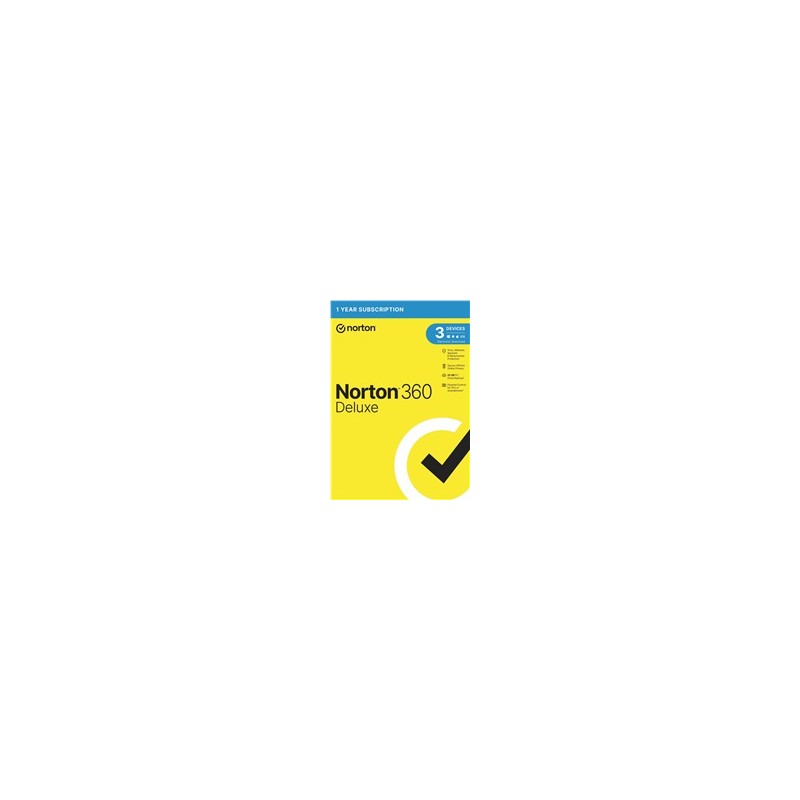 NORTON 360 DELUXE 25GB +VPN 1 uživatel pro 3 zařízení na 1 rok ESD