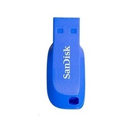 SanDisk Flash Disk 64GB Cruzer Blade, USB 2.0, modrá