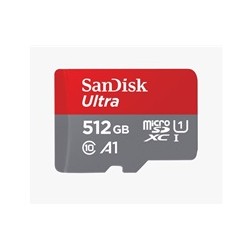 SanDisk MicroSDXC karta 512GB Ultra (100MB/s, Class 10, Android) + adaptér