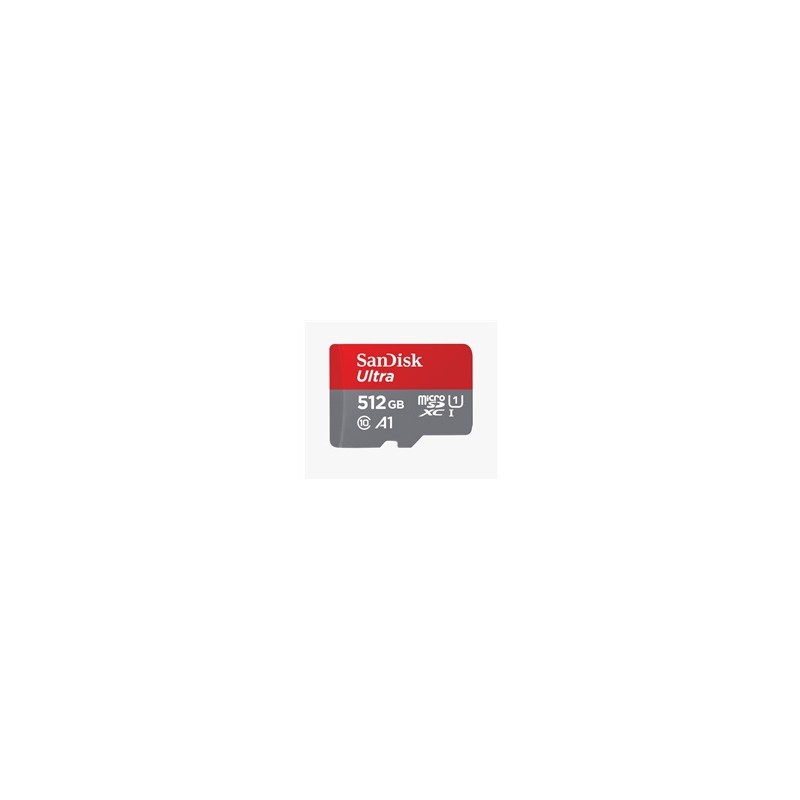 SanDisk MicroSDXC karta 512GB Ultra (100MB/s, Class 10, Android) + adaptér