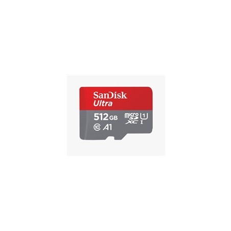 SanDisk MicroSDXC karta 512GB Ultra (100MB/s, Class 10, Android) + adaptér