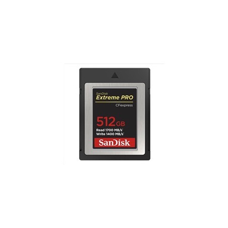 SanDisk Extreme Pro CFexpress Card 512GB, Type B, 1700MB/s Read, 1400MB/s Write