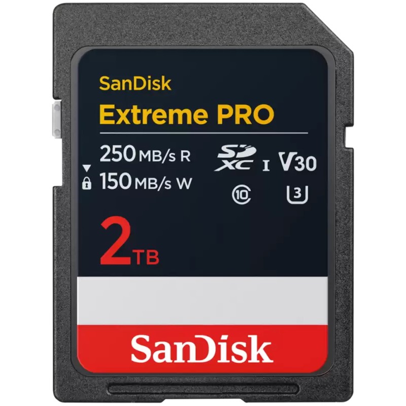 SanDisk SDXC karta 2TB Extreme PRO (250 MB/s Class 10, UHS-I U3 V30)