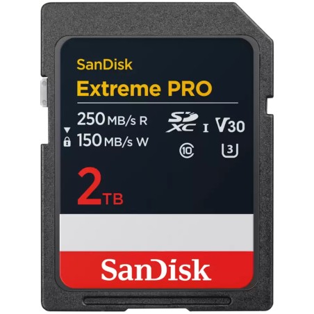 SanDisk SDXC karta 2TB Extreme PRO (250 MB/s Class 10, UHS-I U3 V30)