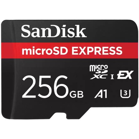 SanDisk micro SDXC karta 256GB Express (880/650 MB/s, A1, UHS-I, U3)