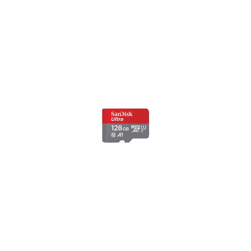 SanDisk MicroSDXC karta 128GB Ultra (140MB/s, A1 Class 10 UHS-I ) + adaptér