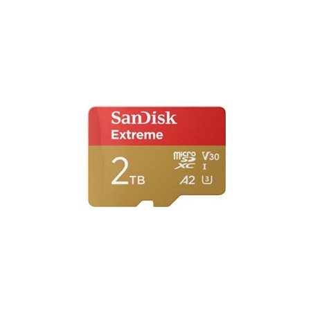 SanDisk micro SDXC karta 2TB Extreme (240 MB/s A2 UHS-I U3 V30) + adaptér