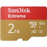 SanDisk micro SDXC karta 2TB Extreme (240 MB/s A2 UHS-I U3 V30) + adaptér