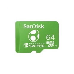 SanDisk MicroSDXC karta 64GB pro Nintendo Switch (R:100/W:90 MB/s, UHS-I)