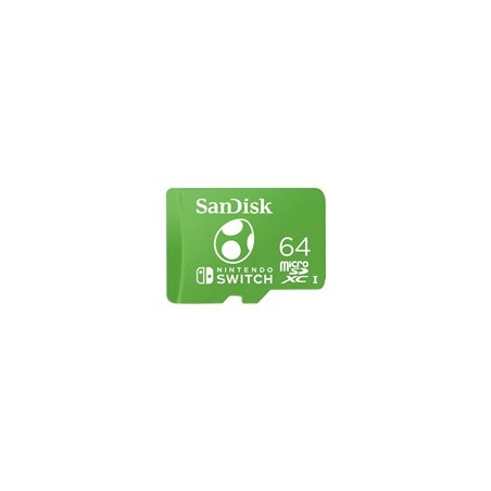 SanDisk MicroSDXC karta 64GB pro Nintendo Switch (R:100/W:90 MB/s, UHS-I)