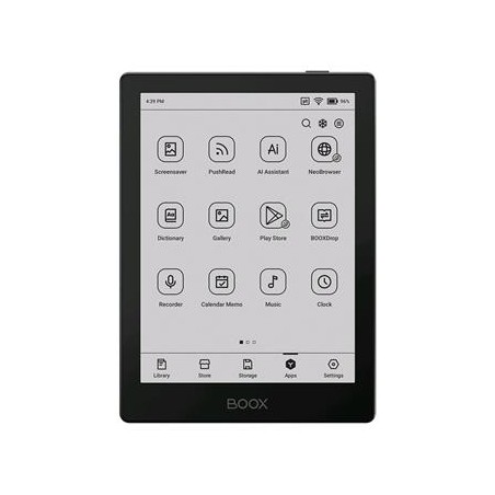 E-book ONYX BOOX GO 6, 6" Carta 1300, 32GB, Bluetooth, Android 12, E-ink displej