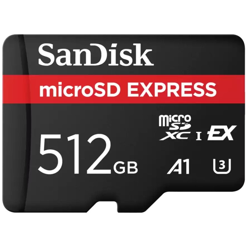 SanDisk micro SDXC karta 512GB Express (880/650 MB/s, A1, UHS-I, U3)