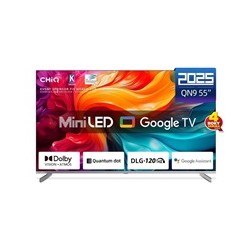 CHiQ M55QA9 TV 55", UHD MiniLED Google TV DLG 120 Hz