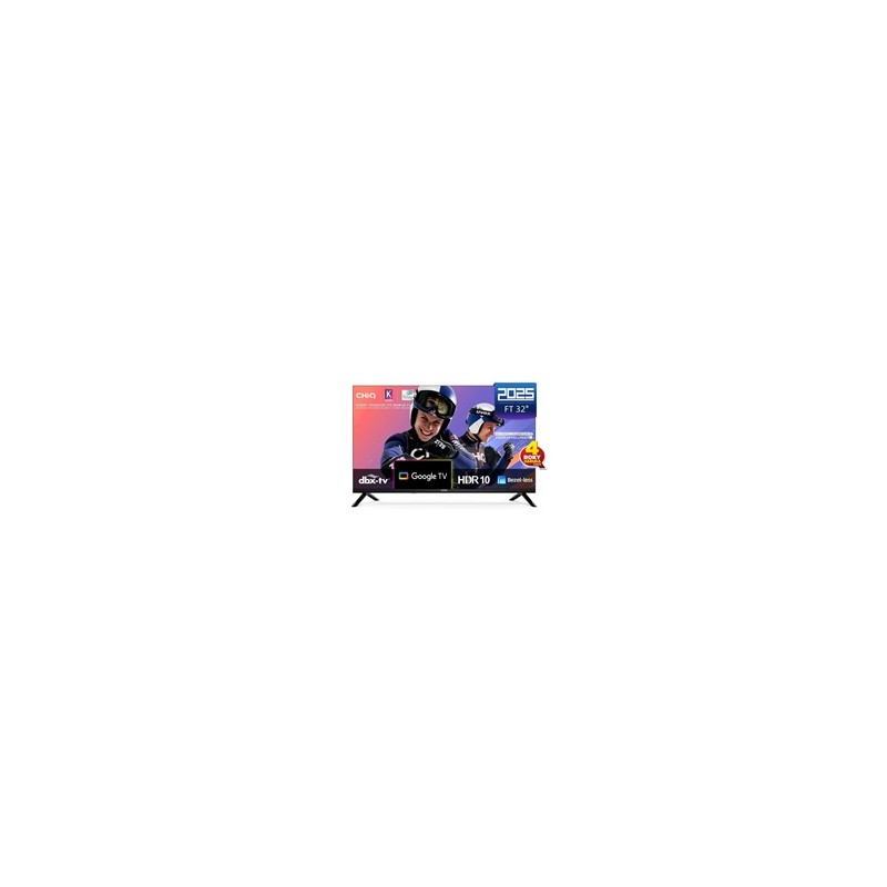 CHiQ LF32FT TV 32", FHD, smart, Google TV, dbx-tv, Dolby Audio, Frameless