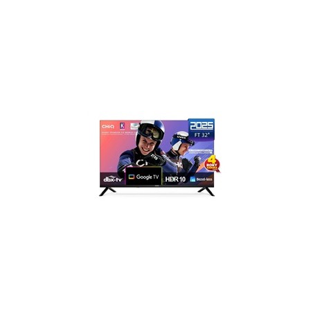 CHiQ LF32FT TV 32", FHD, smart, Google TV, dbx-tv, Dolby Audio, Frameless