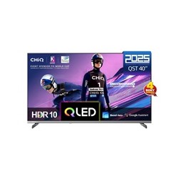 CHiQ L40QST TV 40", QLED, Full HD, Google TV, Frameless, Dolby Audio, dbx-tv, HDR 10