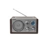 Orava RR-29 A rádio, 1 x 3,5W, AM / FM rádio, USB, AUX vstup, SD karta, hnědá / stříbrná