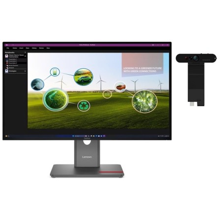 LENOVO LCD ThinkVision P27q-40- 27",IPS,mat,16:9,2560x1440,178/178,4/6ms,350cd/m2,1500:1,CAM,DP,HDMI,PIVOT,VESA,3Y