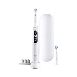Oral-B iO Series 6s elektrický zubní kartáček, časovač, tlakový senzor, 5 programů, aplikace Oral-B, bílá