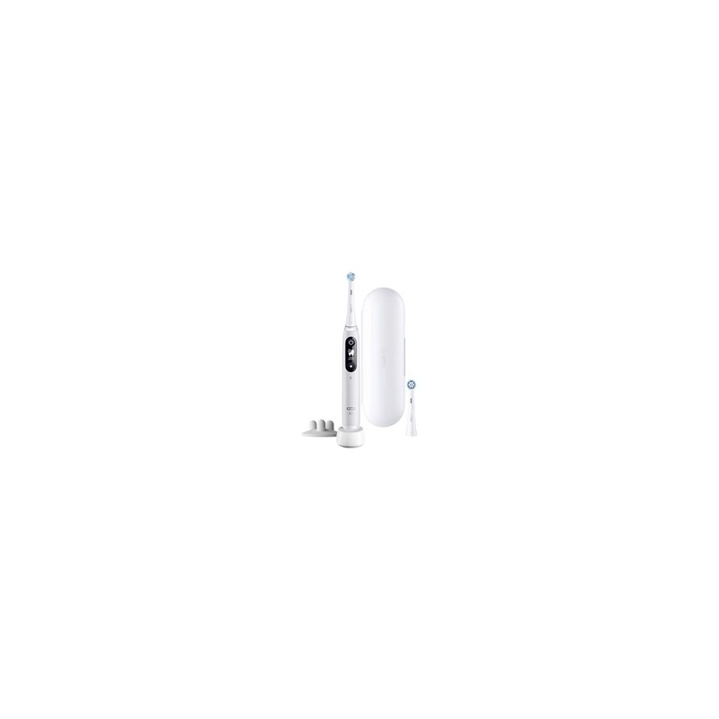 Oral-B iO Series 6s elektrický zubní kartáček, časovač, tlakový senzor, 5 programů, aplikace Oral-B, bílá
