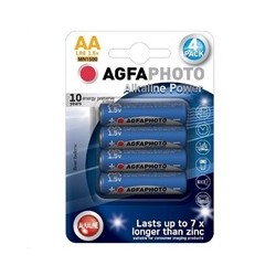 AgfaPhoto Power alkalická baterie LR06/AA, blistr 4ks