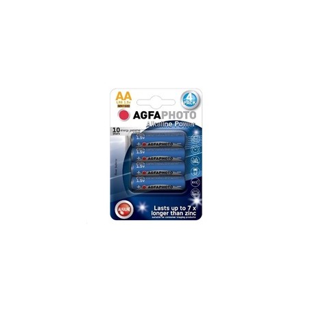 AgfaPhoto Power alkalická baterie LR06/AA, blistr 4ks