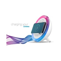 Orava noční lampa s RGB světlem, nabíječkou chytrého telefonu a reproduktorem