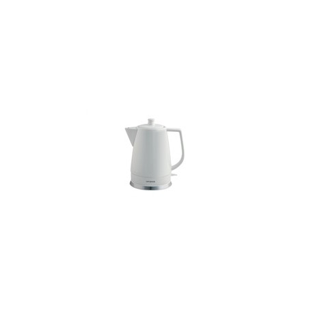 Orava VK-3813 W rychlovarná konvice, 1500 W, 1.5 l, kermická, automatické vypnutí, bílá