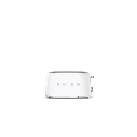 Smeg TSF02WHEU, toustovač / topinkovač, 4 toasty, 6 úrovní opékání, zásuvka na drobky, styl. 50. let, bílá