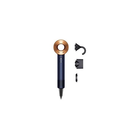 Dyson Supersonic HD07 T1/T2 fén, 1600 W, 3 rychlosti, 4 teploty, koncentrátor, pruská modrá/měděná